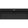 Mexen Ava stalviršių praustuvas iš konglomerato 1/O 120 x 46 cm, juodas - 23011271