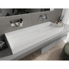 Mexen Ava stalviršio praustuvas iš konglomerato B/O 120 x 46 cm, baltas - 23011200