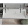 Mexen Ava praustuvas, pastatomas iš konglomerato B/O 120 x 46 cm, baltas - 23011200