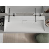 Mexen Ava stalviršio praustuvas iš konglomerato B/O 120 x 46 cm, baltas - 23011200