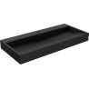 Mexen Ava stalviršinis praustuvas iš konglomerato 1/O 100 x 46 cm, juodas - 23011071