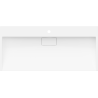 Mexen Ava stalviršio plautuvė iš konglomerato 1/O 100 x 46 cm, balta - 23011001