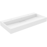Mexen Ava stalviršio praustuvas iš konglomerato 2/O 100 x 46 cm, baltas - 23011002