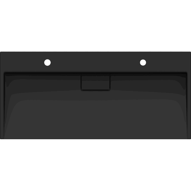 Mexen Ava stalviršinis kriauklė iš konglomerato 2/O 100 x 46 cm, juoda - 23011072