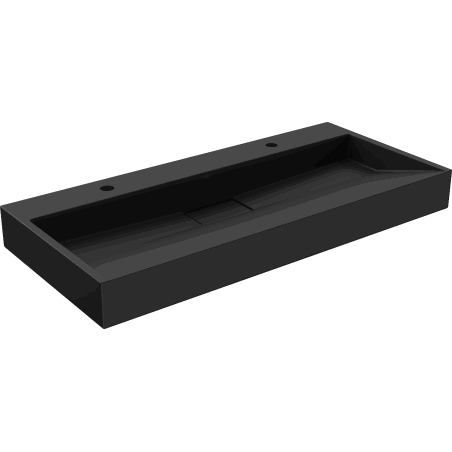 Mexen Ava stalviršinis kriauklė iš konglomerato 2/O 100 x 46 cm, juoda - 23011072