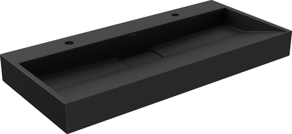 Mexen Ava stalviršinis kriauklė iš konglomerato 2/O 100 x 46 cm, juoda - 23011072