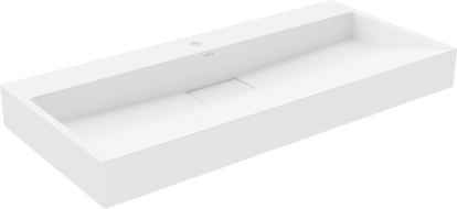 Mexen Ava stalviršinis praustuvas iš konglomerato 1/O 100 x 46 cm, baltas - 23011001