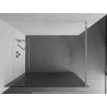 Mexen Kioto dušo stendas Walk-in 70 x 200 cm, dryžuotas 8 mm, chromas - 800-070-101-01-09