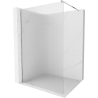 Mexen Kioto dušo siena Walk-in 90 x 200 cm, dryžuotas 8 mm, chromas - 800-090-101-01-09