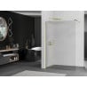 Mexen Kioto dušų sienelė Walk-in 80 x 200 cm, juostelės 8 mm, auksinė - 800-080-101-50-09