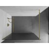 Mexen Kioto dušų sienelė Walk-in 80 x 200 cm, juostelės 8 mm, auksinė - 800-080-101-50-09