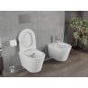 Mexen Rico WC dubuo be ratlankio su lėtai nusileidžiančiu, plonas, duroplastikas, matinė balta - 30724001