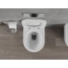 Mexen Rico WC dubuo be ratlankio su lėtai nusileidžiančiu, plonas, duroplastikas, matinė balta - 30724001