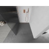 Mexen Kioto dušo sienelė Walk-in 100 x 200 cm, ruoželiai 8 mm, rožinis auksas - 800-100-101-60-09