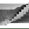 Mexen Kioto suapvalinta dušo sienelė 110 x 200 cm, Skaidrus 8 mm, chromo - 800-110-101-01-06