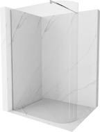 Mexen Kioto-R apvali dušo siena Walk-in 140 x 200 cm, skaidrus 8 mm, chromas - 800-140-101-01-06