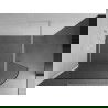 Mexen Kioto suapvalinta dušo sienelė 110 x 200 cm, Skaidrus 8 mm, Balta- 800-110-101-20-06