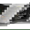 Mexen Kioto suapvalinta dušo sienelė 80 x 200 cm, Skaidrus 8 mm, auksinė - 800-080-101-50-06