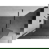 Mexen Kioto suapvalinta dušo sienelė 140 x 200 cm, Skaidrus 8 mm, Juoda - 800-140-101-70-06