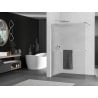 Mexen Kioto+ dušo siena su lentyna Walk-in 70 x 200 cm, juostos, chromas - 800-070-121-01-09