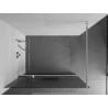 Mexen Kioto+ dušo siena su Walk-in lentyna 90 x 200 cm, juostos, chromas - 800-090-121-01-09
