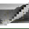 Mexen Kioto+ dušo sienelė su lentyna ir bėgeliu 70 x 200 cm, juosteles 8 mm, auksinė - 800-070-121-50-09