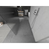 Mexen Kioto laisvai stovinti dušo sienelė 100 x 200 cm, dryžiai 8 mm, chromas - 800-100-002-01-09