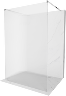 Mexen Kioto laisvai pastatoma dušo sienelė 130 x 200 cm, juostelės 8 mm, chromas - 800-130-002-01-09