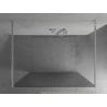 Mexen Kioto laisvai pastatoma dušo sienelė 130 x 200 cm, juostelės 8 mm, chromas - 800-130-002-01-09