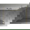 Mexen Kioto stovėjanti dušo siena 100 x 200 cm, dryžuota 8 mm, auksinė - 800-100-002-50-09