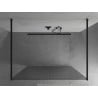 Mexen Kioto pastatoma dušo sienelė 100 x 200 cm, juosteles 8 mm, Juoda - 800-100-002-70-09
