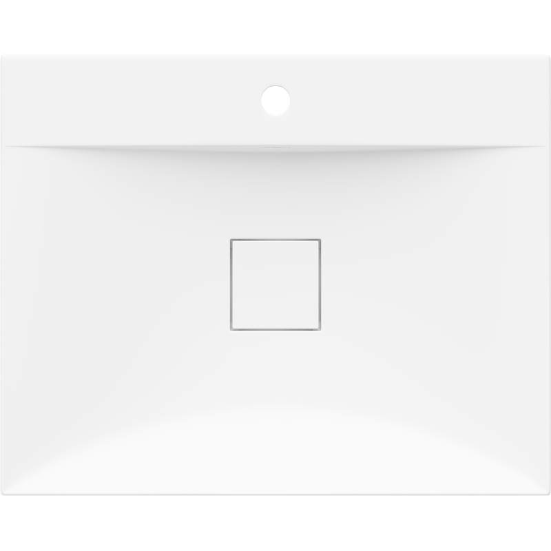 Mexen Poli stalviršio plautuvė iš konglomerato 1/O 60 x 48 cm, balta - 23026001