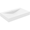Mexen Poli stalviršinis praustuvas iš konglomerato 1/O 80 x 48 cm, baltas - 23028001