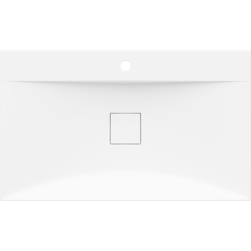Mexen Poli praustuvo konsoli iš konglomerato 1/O 80 x 48 cm, baltas - 23028001