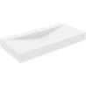 Mexen Poli stalviršio kriauklė iš konglomerato 1/O 100 x 48 cm, balta - 23021001
