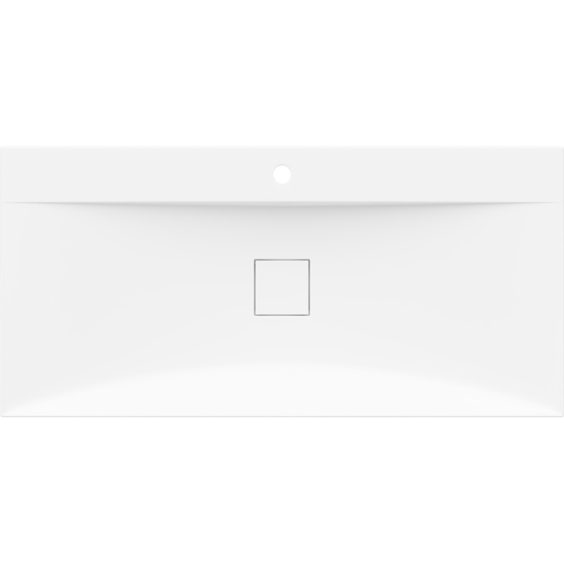 Mexen Poli stalviršio kriauklė iš konglomerato 1/O 100 x 48 cm, balta - 23021001