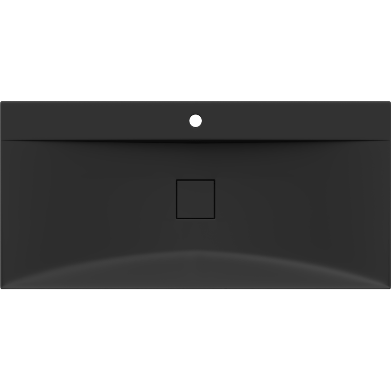 Mexen Poli antstalginis praustuvas iš konglomerato 1/O 100 x 48 cm, juodas - 23021071