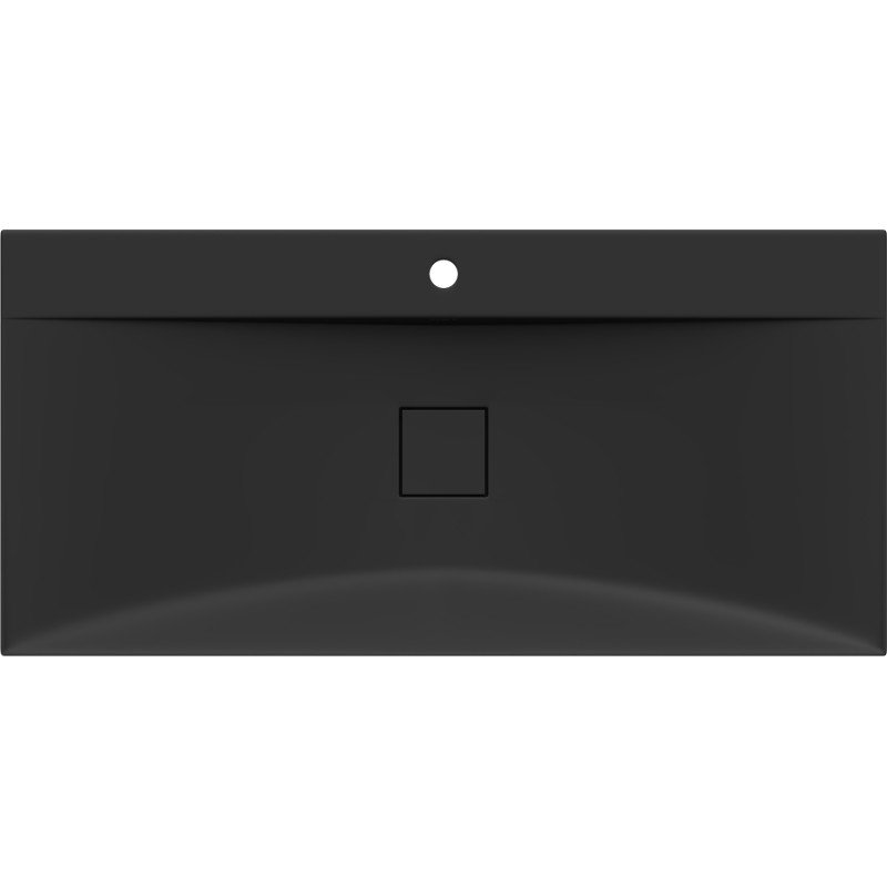Mexen Poli stalviršio kriauklė iš konglomerato 1/O 100 x 48 cm, juoda - 23021071