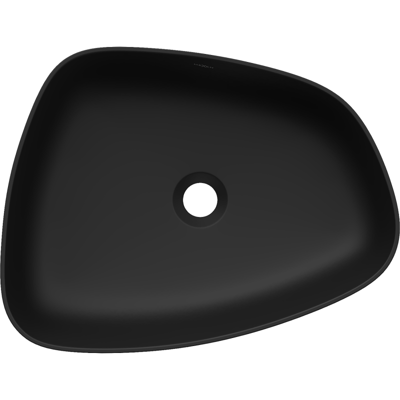 Mexen Ono stalviršis praustuvas iš konglomerato 51 x 39 cm, juodas - 23045171