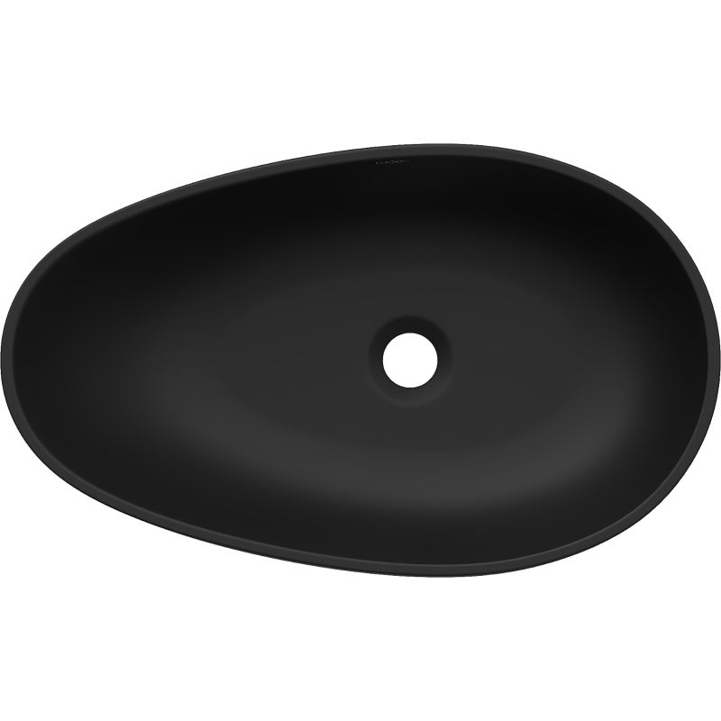 Mexen Nora stalviršio praustuvas iš konglomerato 60 x 36 cm, juodas - 23056071