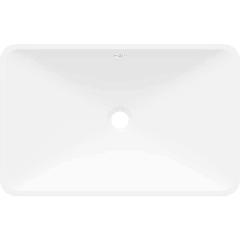 Mexen Esper praustuvo montuojamo ant stalviršio konglomeratas 60 x 38 cm, baltas - 23036001