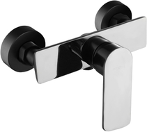 Mexen Alfa dušo baterija, juodas/chromas - 745740-71
