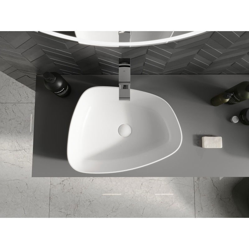 Mexen Ono konglomerato stalviršio praustuvas 51 x 39 cm, baltas - 23045101