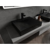Mexen Poli stalviršinis praustuvas iš konglomerato 1/O 60 x 48 cm, juodas - 23026071