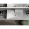 Mexen Poli stalviršinis praustuvas iš konglomerato 1/O 80 x 48 cm, baltas - 23028001