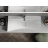 Mexen Poli stalviršio kriauklė iš konglomerato 1/O 100 x 48 cm, balta - 23021001