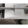 Mexen Poli stalviršio praustuvas iš konglomerato 1/O 100 x 48 cm, baltas - 23021001