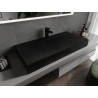 Mexen Poli stalviršio kriauklė iš konglomerato 1/O 100 x 48 cm, juoda - 23021071