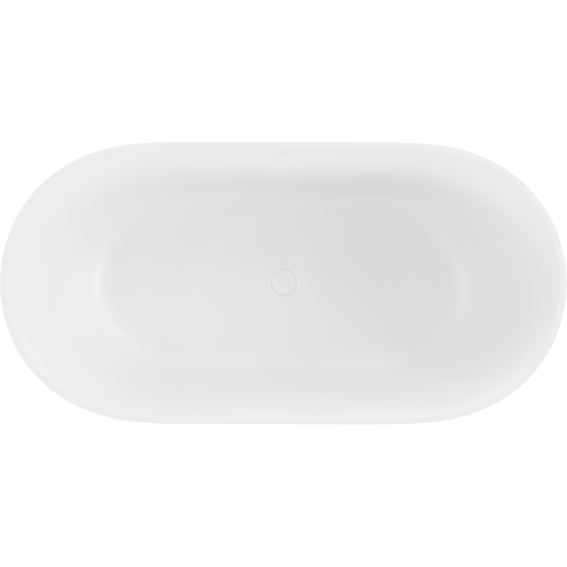 Mexen Rimini laisvai pastatoma vonia iš konglomerato 150 x 75 cm, balta matinė - 57241507500