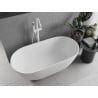 Mexen Rimini laisv standing vonia iš konglomerato 150 x 75 cm, balta matinė - 57241507500